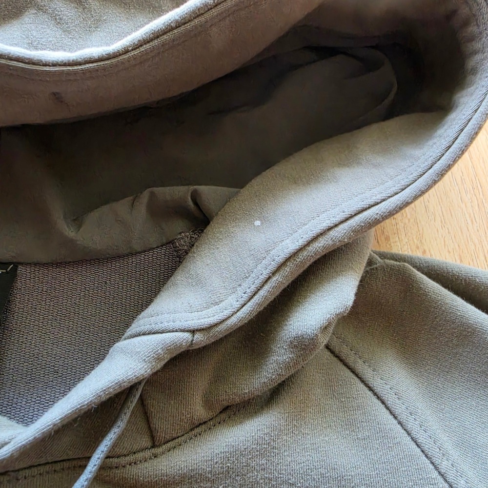 Lululemon City Sweat Pullover Hoodie Mens Medium Sage Green Stretch - Picture 9 of 14